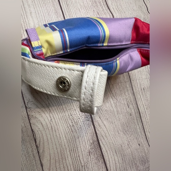 Stephanie Johnson Striped Cosmetic Bag Wristlet - Picture 5 of 8